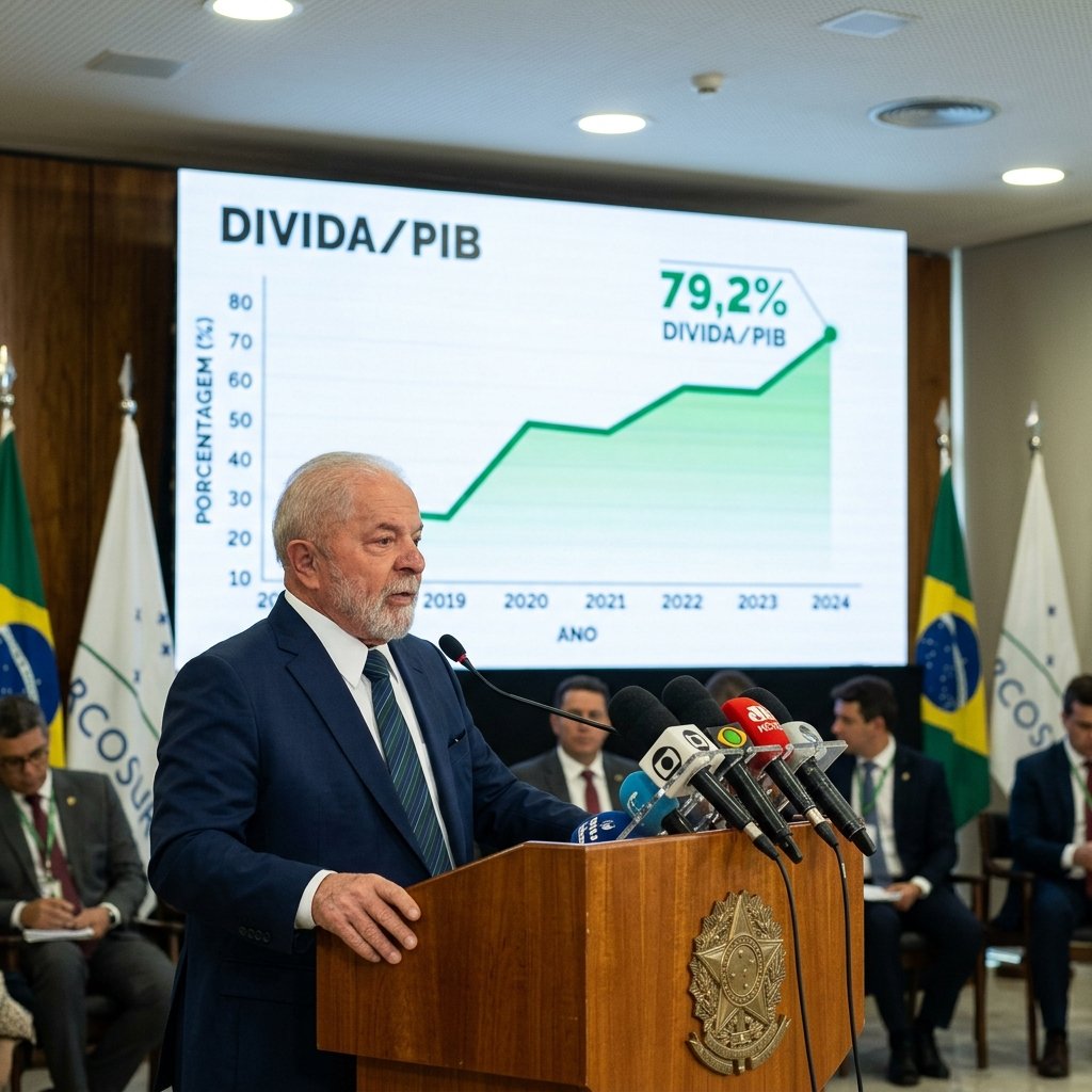 Dívida Bruta do Brasil Sobe para 79,2% do PIB