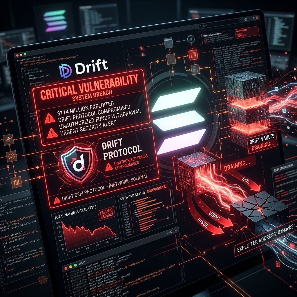 Hack Drift Protocol Solana 2026